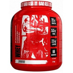 Протеин сывороточный BAD ASS Whey 2kg Клубничное мороженое