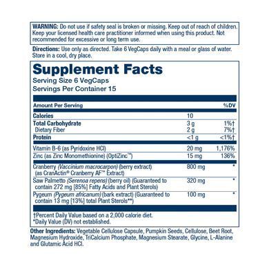 Pygeum & Saw Palmetto w/CranActin - 90 vcaps