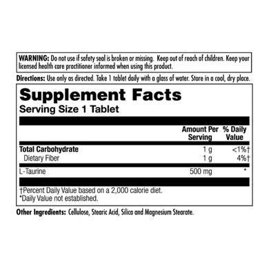 L-Taurine 500mg - 60 tabs