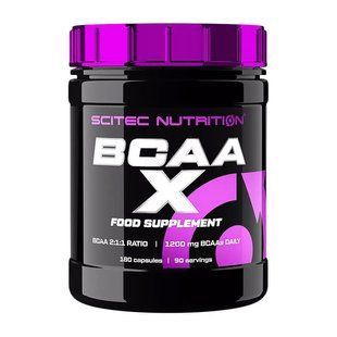 Scitec Nutrition BCAA X амінокислоти в капсулах 180 капсул