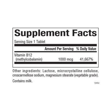 B12 Methylcobalamin 1000 mcg - 180 tabs