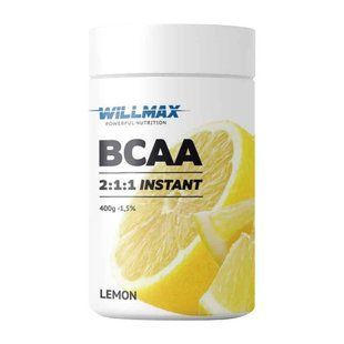 Willmax BCAA 2:1:1 Instant амінокислоти порошок 400 г лимон