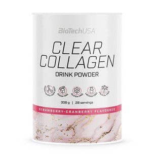 BioTech Clear Collagen (350 g, strawberry - cranberry)