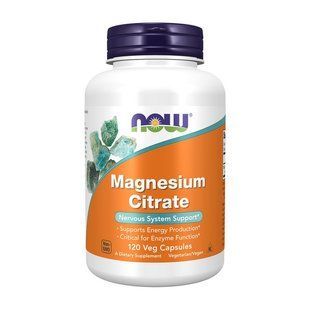 NOW Magnesium Citrate (120 veg caps)