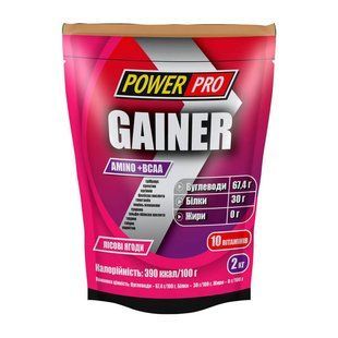 Power Pro Gainer (2 kg, лесная ягода)