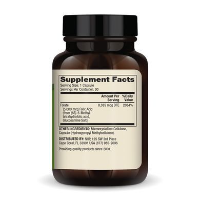 Methyl Folate - 30 caps
