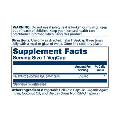 Pau D'Arco Bark 550mg - 100 vcaps