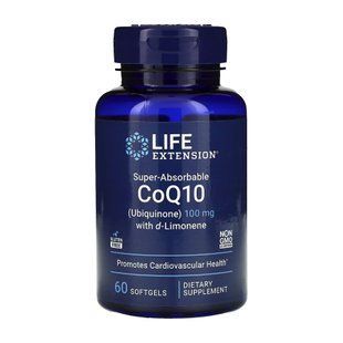 Super-Absorbable CoQ10 (Ubiquinone) with d-Limonene	100mg - 60 softgels