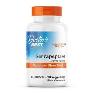 Doctor's BEST Serrapeptase (90 veg caps)
