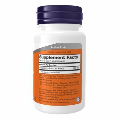 Glutathione 250mg - 60 vcaps