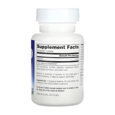 Sleep Science&reg; Melatonin 1mg Peppermint - 100 lozenges