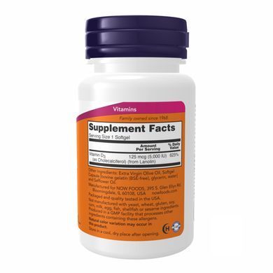 VIT D-3 5000 IU - 120 sgels