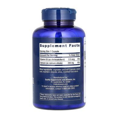 Calcium Citrate with Vitamin D - 200 caps