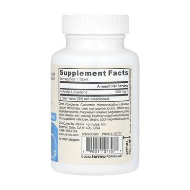NAC Sustain 600mg - 60 tabs