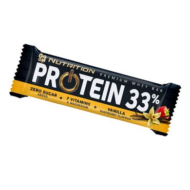 Протеиновый батончик GO ON PROTEIN 33% 50 гр Ваниль-Малина