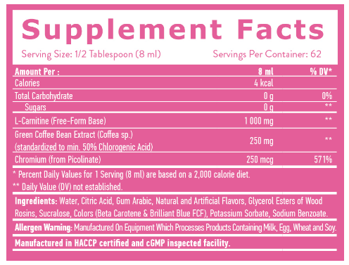 Haya Labs, Advanced Liquid L-Carnitine, 1000 мг, малина, 500 мл