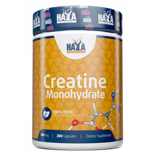 Креатин моногидрат в капсулах Haya Labs Sports Creatine Monohydrate 500mg - 200 капс