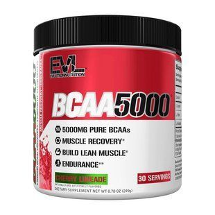 EVLUTION Nutrition BCAA 5000 (249 g, cherry limade)