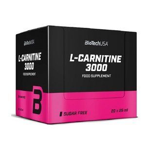 BioTech L-Carnitine Ampule 3000 (20 x 25 ml, orange)