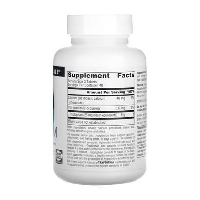 L-Tryptophan 500mg - 120 tabs