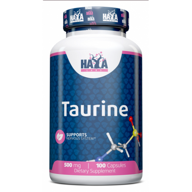 Таурин Haya Labs Taurine 500 мг - 100 капс