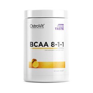OstroVit BCAA 8-1-1 амінокислоти порошок 400 g лимон