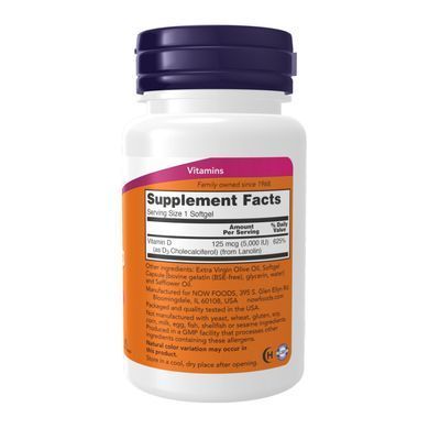 VIT D-3 5000 IU - 30 sgels