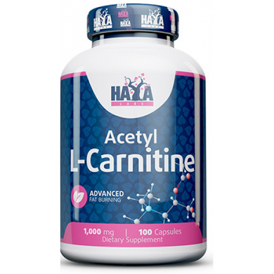 Жиросжигатель Haya Labs Acetyl L-Carnitine 1000mg - 100 капс