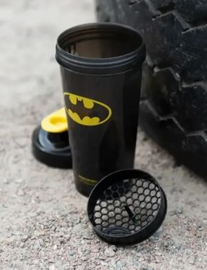 Шейкер спортивный Smartshake Lite 800ml DC Batman Чорный