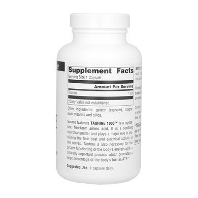 Taurine 1000&trade; 1000mg - 120 caps
