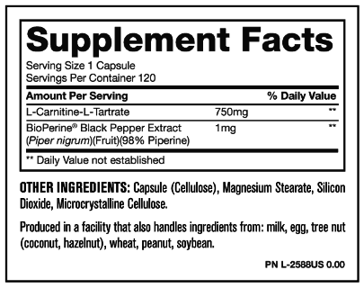 Л-карнитин Mutant Carnitine 120 caps