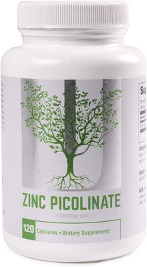 Пиколинат цинка Zinc Picolinate Universal Nutrtion 25 мг 120 капсул