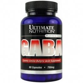 Гамма-аминомасляная кислота Ultimate Nutrition Gaba 750 mg 90 капс