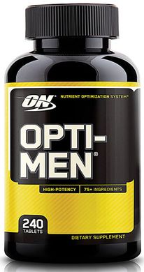 Витамины для мужчин оптимен Optimum Nutrition Optimen 240 таблеток opti-men