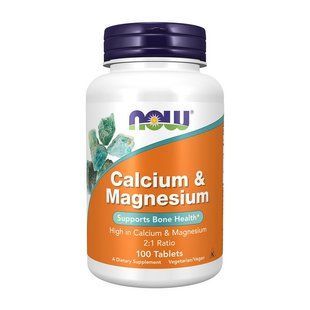 NOW Calcium & Magnesium (100 tabs)