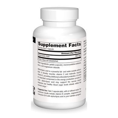 Alpha Lipoic Acid 600mg - 30 caps