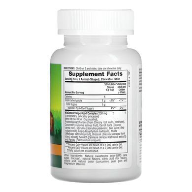 Kids Green Food Supplement &ndash; 90 tabs Tropical Fruit