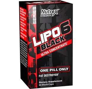 Жиросжигатель Nutrex Lipo 6 black Ultra Concentrate 60 caps