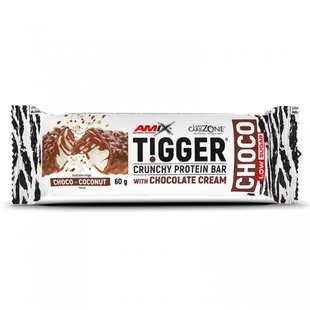 Протеиновый батончик Amix TiggerZero 60g шоколад-кокос