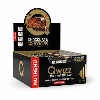 Nutrend Qwizz 35% Protein Bar Шоколадные Брауни