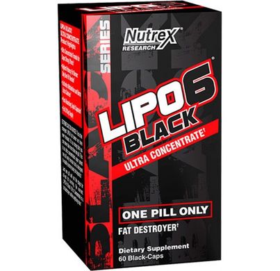 Жиросжигатель Nutrex Lipo 6 black Ultra Concentrate 60 caps