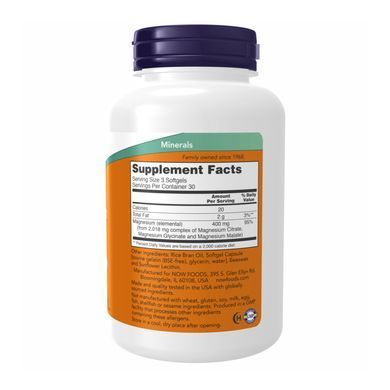 Magnesium Citrate 134mg - 180 sgels