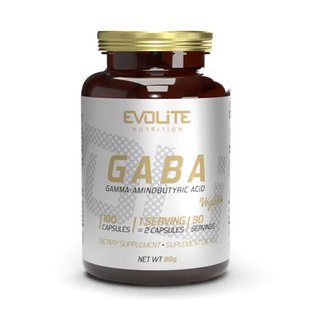 Evolite Nutrition GABA 375 Mg 180 Veg Caps