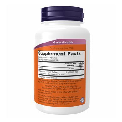 Chondroitin Sulfate 600mg - 120 caps